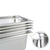 Soga 6 X Gastronorm Gn Pan Full Size 1/1 Gn Pan 10cm Deep Stainless Steel Tray With Lid