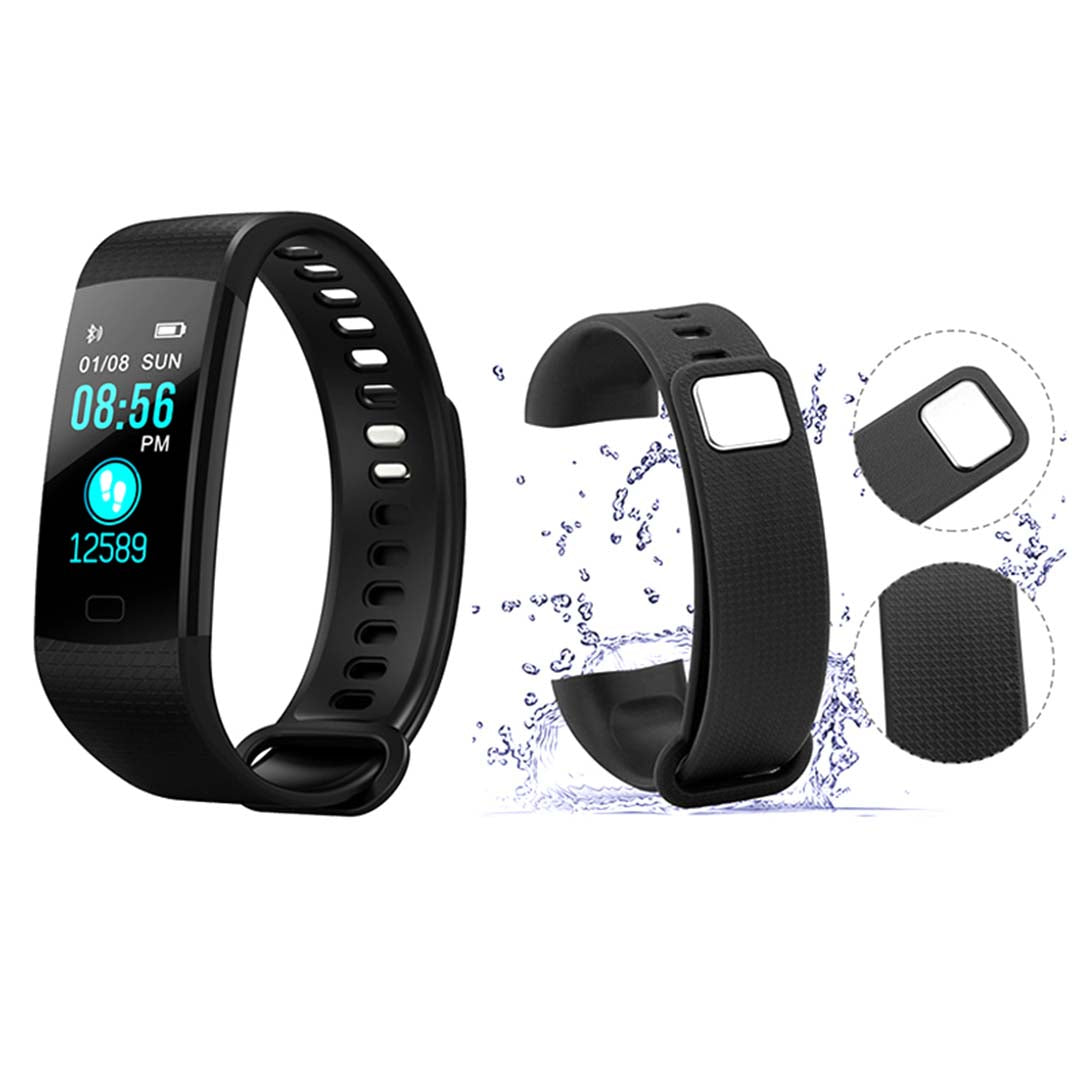 Soga Sport Smart Watch Health Fitness Wrist Band Bracelet Activity Tracker Blue
