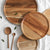 Soga 2 X 25cm Brown Round Wooden Centerpiece Serving Tray Board Home Decor