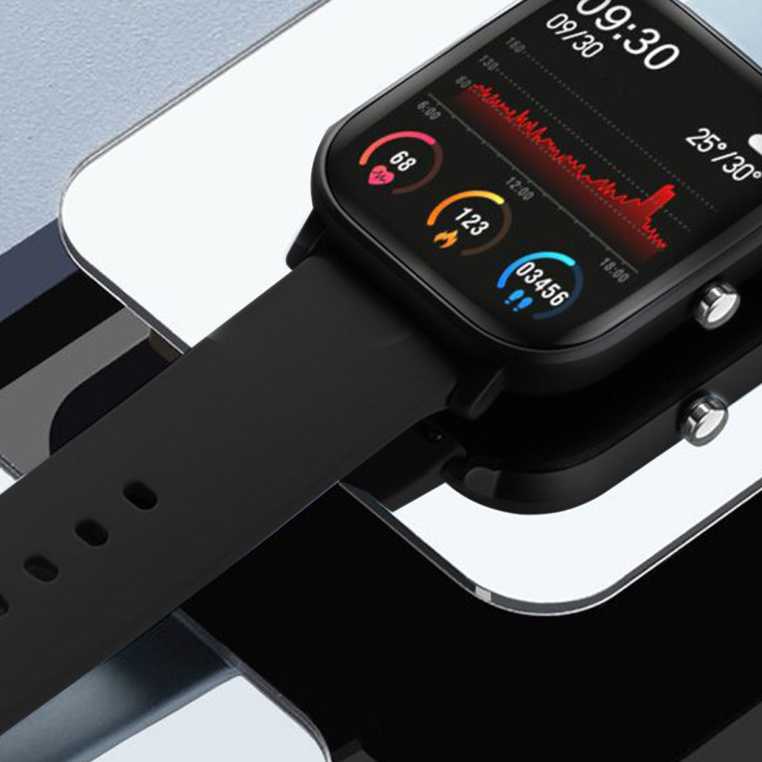 Soga Waterproof Fitness Smart Wrist Watch Heart Rate Monitor Tracker P8 Black