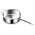 Soga 2 X 28cm Stainless Steel Saucepan Sauce Pan With Glass Lid And Helper Handle Triple Ply Base Cookware