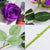 Soga 10pcs Artificial Silk Flower Fake Rose Bouquet Table Decor Purple