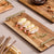 Soga 2 X 30cm Brown Rectangle Wooden Acacia Food Serving Tray Charcuterie Board Centerpiece Home Decor