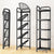 Soga 5 Tier Steel Triangular Corner Stand Multi Functional Shelves Portable Storage Organizer