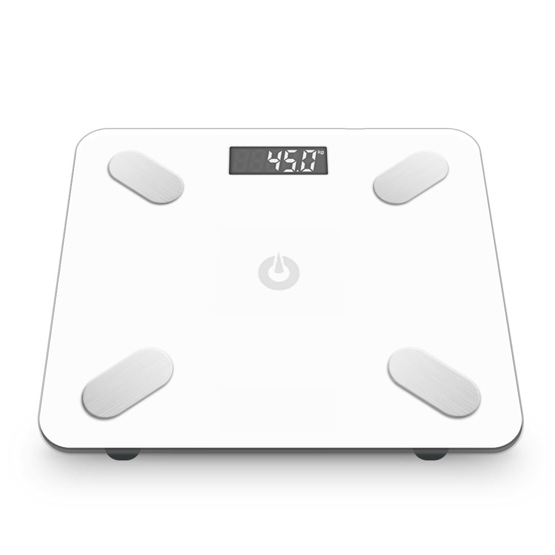 Soga Wireless Bluetooth Digital Body Fat Scale Bathroom Weighing Scales Health Analyzer Weight White