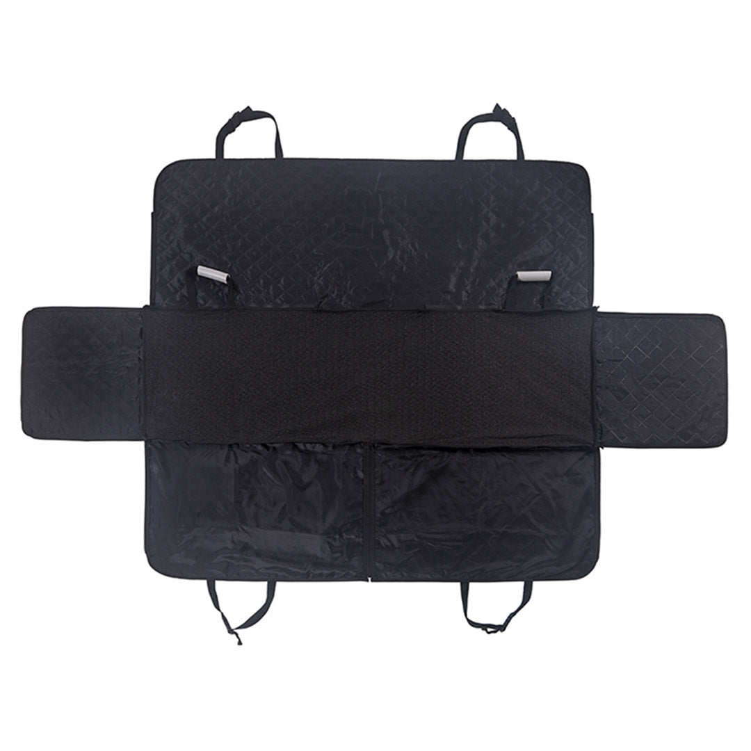 Soga 600 D Oxford Cloth Waterproof Dog Car Cover Back Seat Protector Hammock Non Slip Pet Mat Black