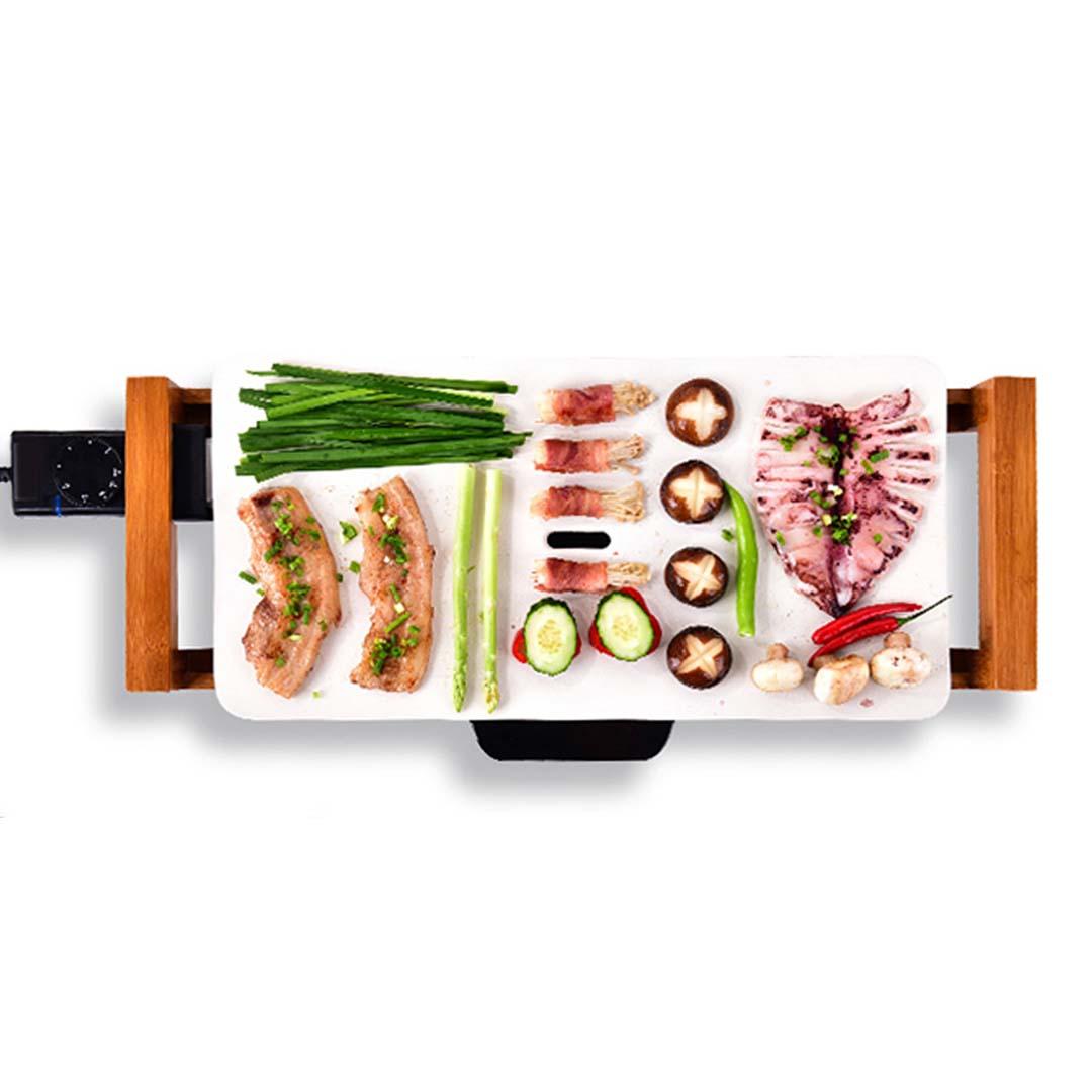 Soga Electric Ceramic Bbq Grill Non Stick Surface Hot Plate For Indoor & Outdoor White