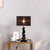 Soga 4 X 60cm Black Table Lamp With Dark Shade Led Desk Lamp
