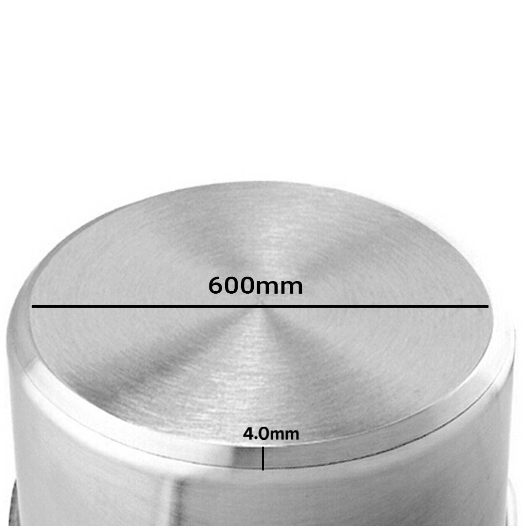 Soga Stock Pot 113 L Top Grade Thick Stainless Steel Stockpot 18/10 Without Lid