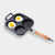 Soga 2 X 4 Mold Cast Iron Breakfast Fried Egg Pancake Omelette Fry Pan