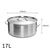 Soga Dual Burners Cooktop Stove, 21 L And 17 L Stainless Steel Stockpot Top Grade Stock Pot