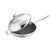 Soga 2 X 18/10 Stainless Steel Fry Pan 32cm Frying Pan Top Grade Non Stick Interior Skillet With Helper Handle And Lid