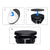2X Black Portable 6-Cube Storage Organiser Foldable DIY Modular Grid Space Saving Shelf