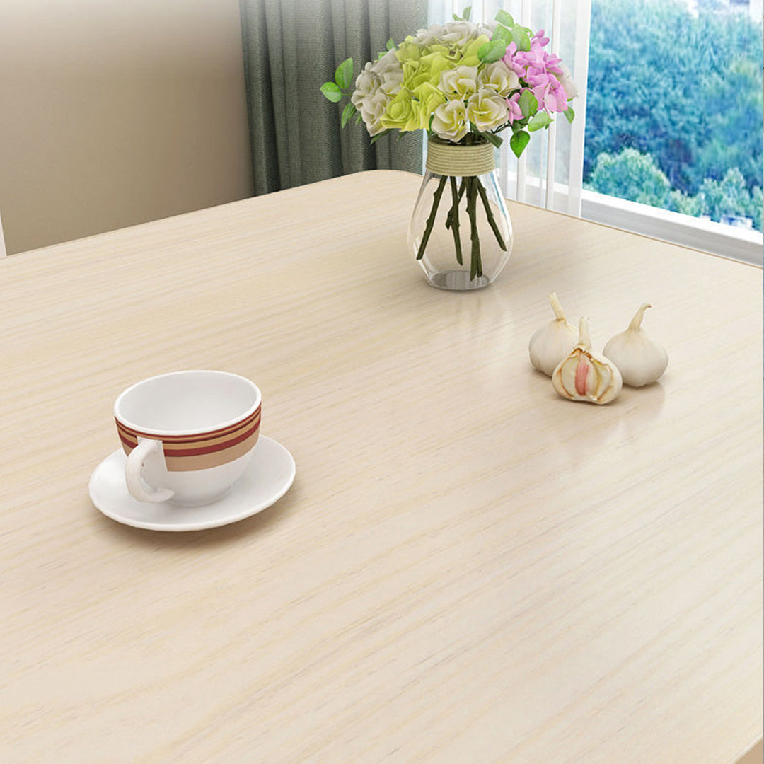 Black Portable Square Table Standing Legs Foldable Furniture Home Decor