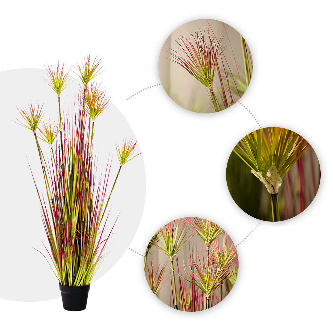 Soga 4 X 120cm Green Artificial Indoor Potted Papyrus Plant Tree Fake Simulation Decorative
