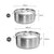 Soga Stock Pot 14 L 32 L Top Grade Thick Stainless Steel Stockpot 18/10