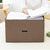 2X Coffee Super Large Foldable Canvas Storage Box Cube Clothes Basket Organiser Home Decorative Box