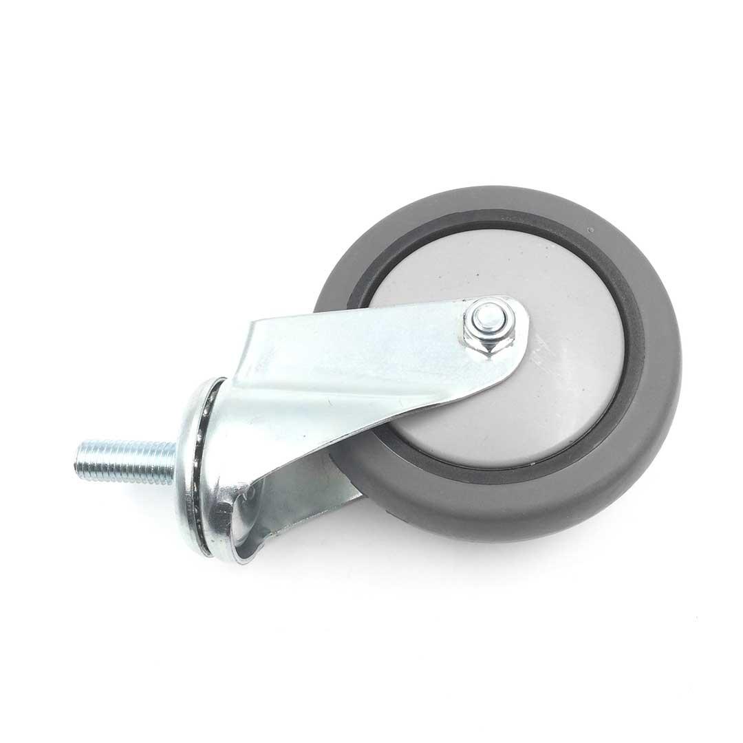 4" Heavy Duty Polyurethane Swivel Castor Wheels with 2 Lock Brakes Casters