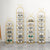 2X 6 Tier Bunny Ears Shape Gold Plated Metal Shoe Organizer Space Saving Portable Footwear Storage Shelf