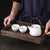 Soga Medium Walnut Rectangle Wooden Tray Breakfast Dinner Serving Board Tea Set Holder Kitchen Home Decor