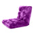 Soga 4 X Floor Recliner Folding Lounge Sofa Futon Couch Folding Chair Cushion Purple