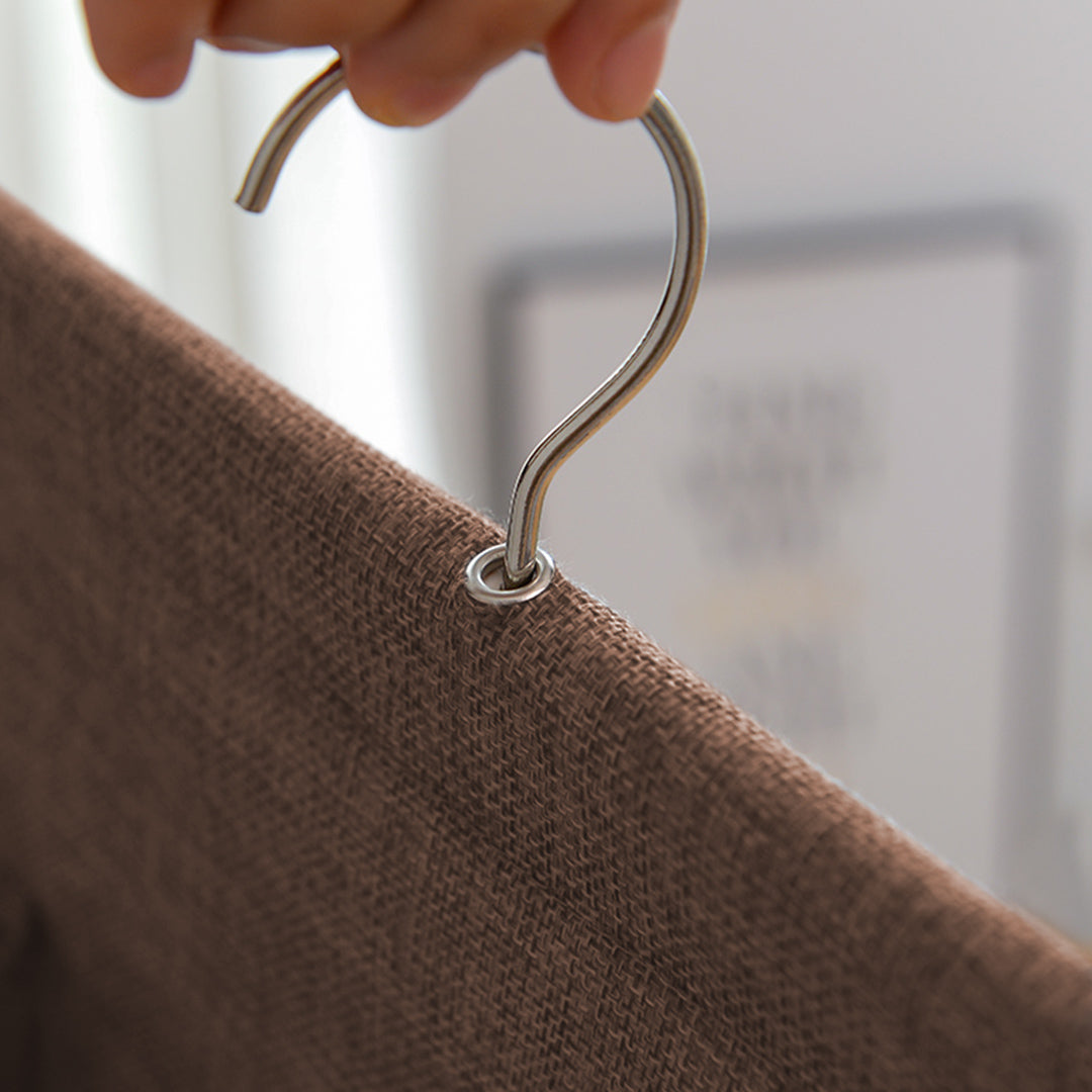 2X Coffee Double Sided Hanging Storage Bag Underwear Bra Socks Mesh Pocket Hanger Home Organiser