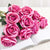 Soga 20pcs Artificial Silk Flower Fake Rose Bouquet Table Decor Pink