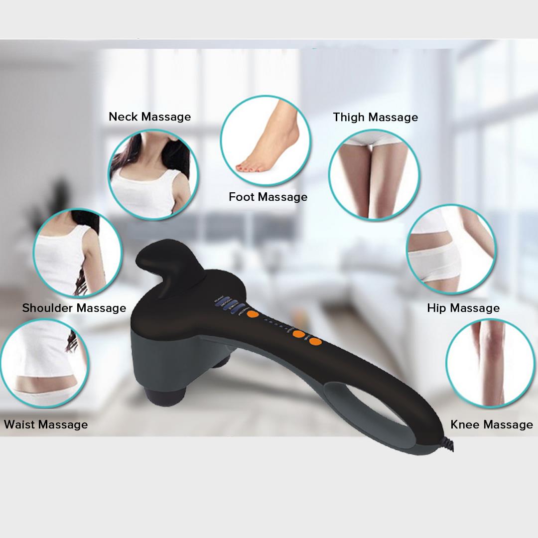 Soga Portable Handheld Massager Soothing Heat Stimulate Blood Flow Foot Shoulder