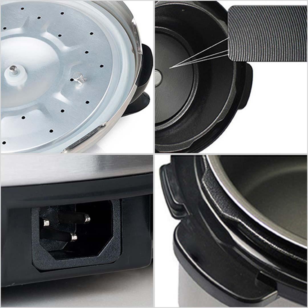 Soga Electric Stainless Steel Pressure Cooker 10 L 1600 W Multicooker 16