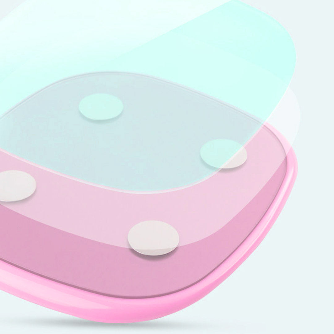 Soga 180kg Digital Lcd Fitness Electronic Bathroom Body Weighing Scale Pink