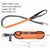 Soga Orange Adjustable Hands Free Pet Leash Bag Dog Lead Walking Running Jogging Pet Essentials