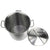 Soga 21 L 18/10 Stainless Steel Stockpot With Perforated Stock Pot Basket Pasta Strainer