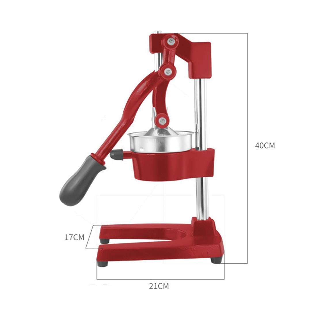 Soga Commercial Manual Juicer Hand Press Juice Extractor Squeezer Orange Citrus Red