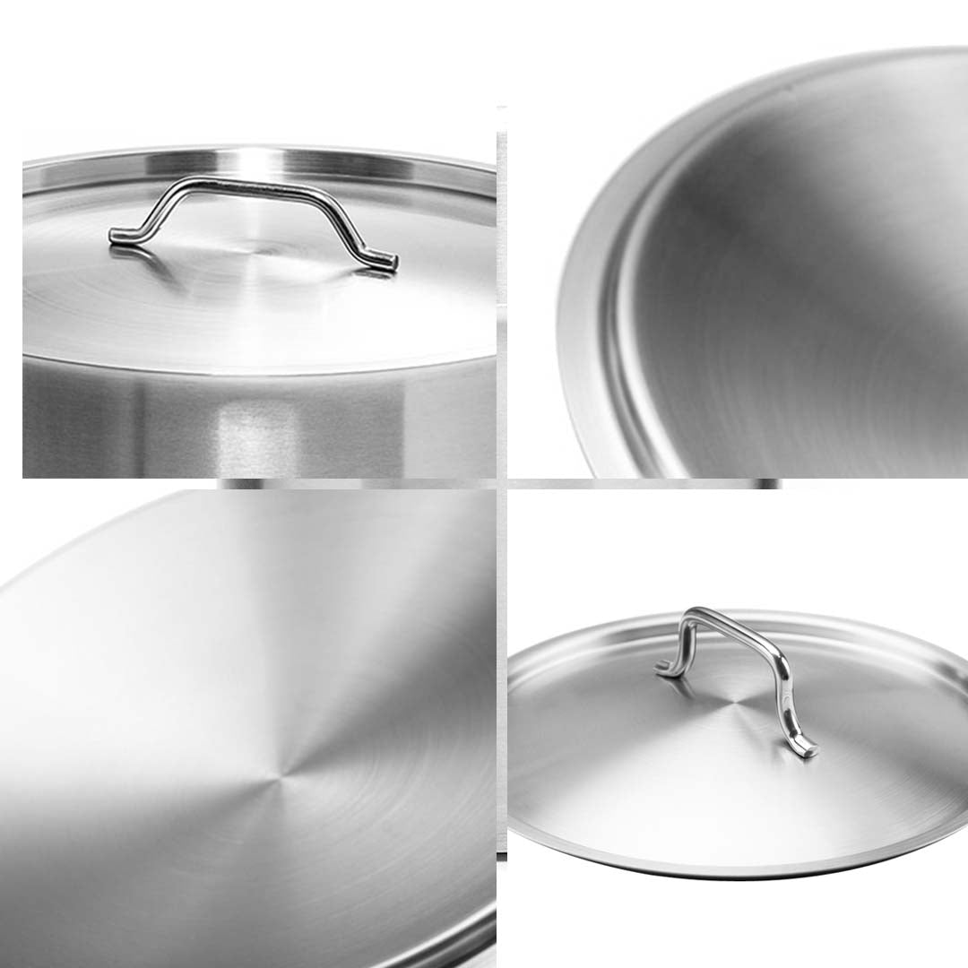 Soga 28cm Top Grade Stockpot Lid Stainless Steel Stock Pot Cover