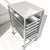 Soga 2 X Gastronorm Trolley 7 Tier Stainless Steel Bakery Trolley Suits 60cmx40cm Tray With Working Surface