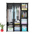 10 Cubes Black Portable Wardrobe Divide-Grid Modular Storage Organiser Foldable Closet with Doors