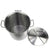 Soga Stock Pot 130 L Top Grade Thick Stainless Steel Stockpot 18/10