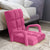 Soga 2 X Foldable Lounge Cushion Adjustable Floor Lazy Recliner Chair With Armrest Pink