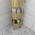 2X 3 Tier Bathroom Shelf Multifunctional Storage Display Rack Organiser with wheels