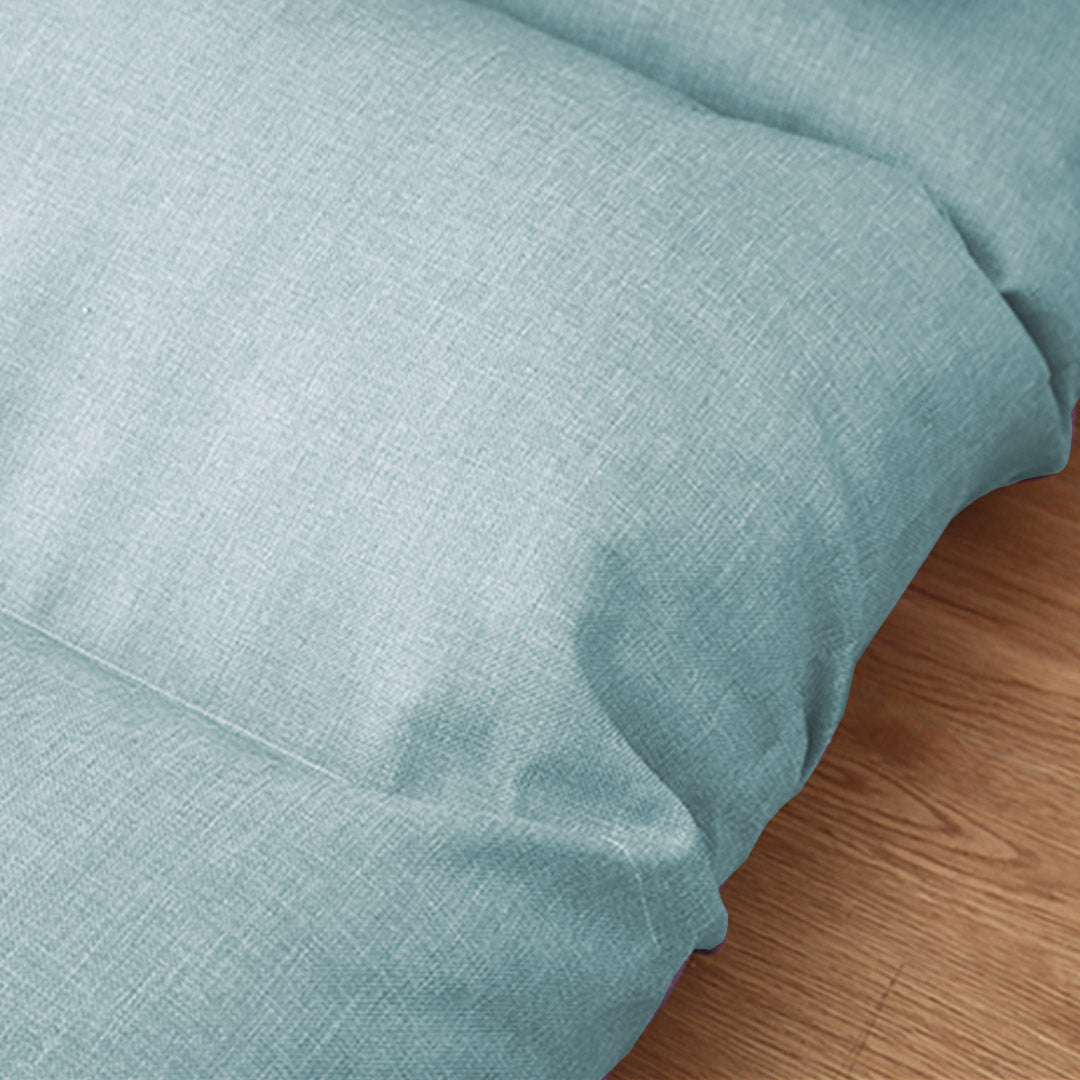 Soga Lounge Floor Recliner Adjustable Lazy Sofa Bed Folding Game Chair Mint Green