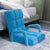 Soga 4 X Foldable Lounge Cushion Adjustable Floor Lazy Recliner Chair With Armrest Blue