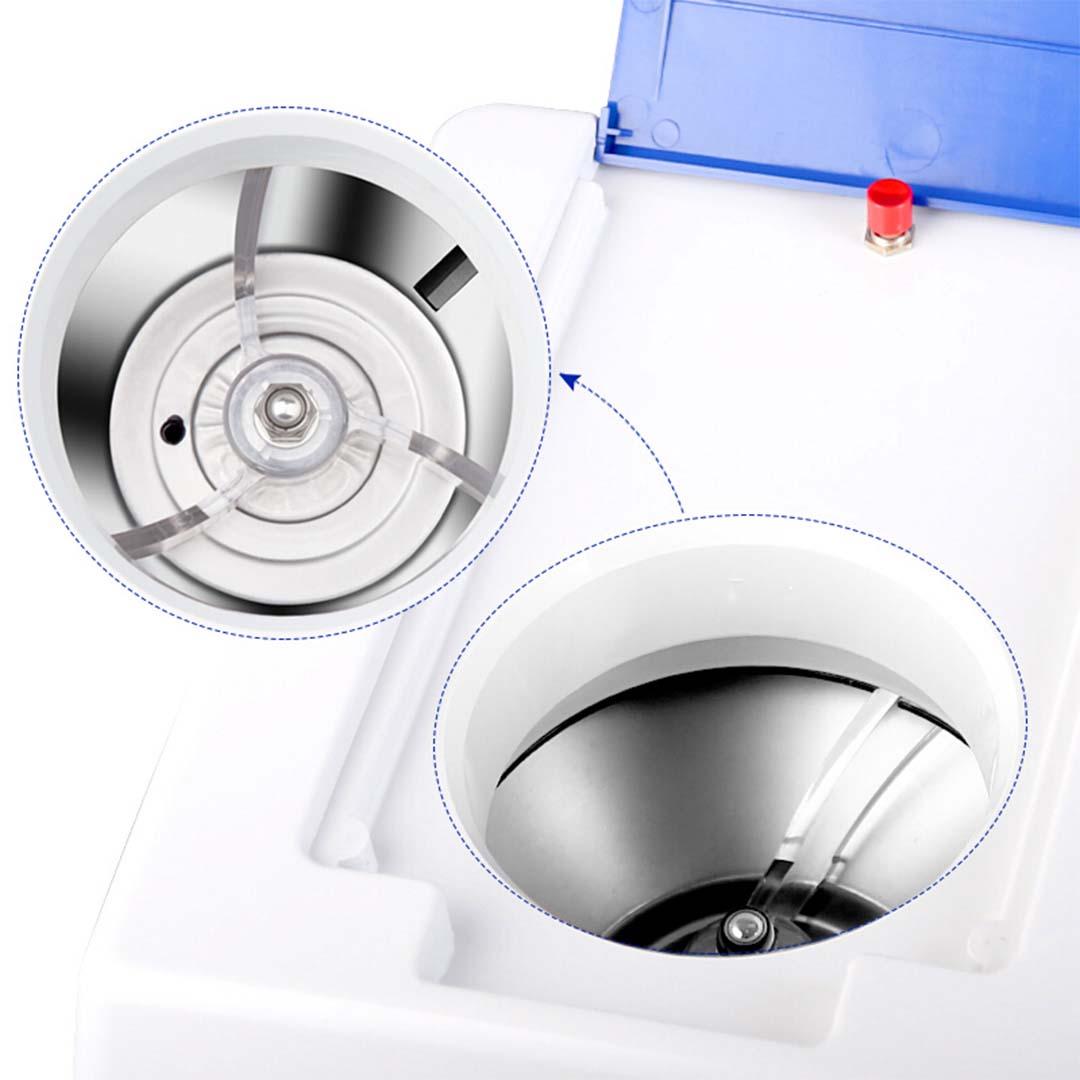 Soga 2 X Ice Shaver Commercial Electric Stainless Steel Ice Crusher Slicer Machine 120 Kg/H