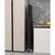 Soga 2 X 4 Tier Steel Black Foldable Kitchen Cart Multi Functional Shelves Portable Storage Organizer With Wheels