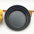 Soga 6 X 9 Inch Round Black Steel Non Stick Pizza Tray Oven Baking Plate Pan