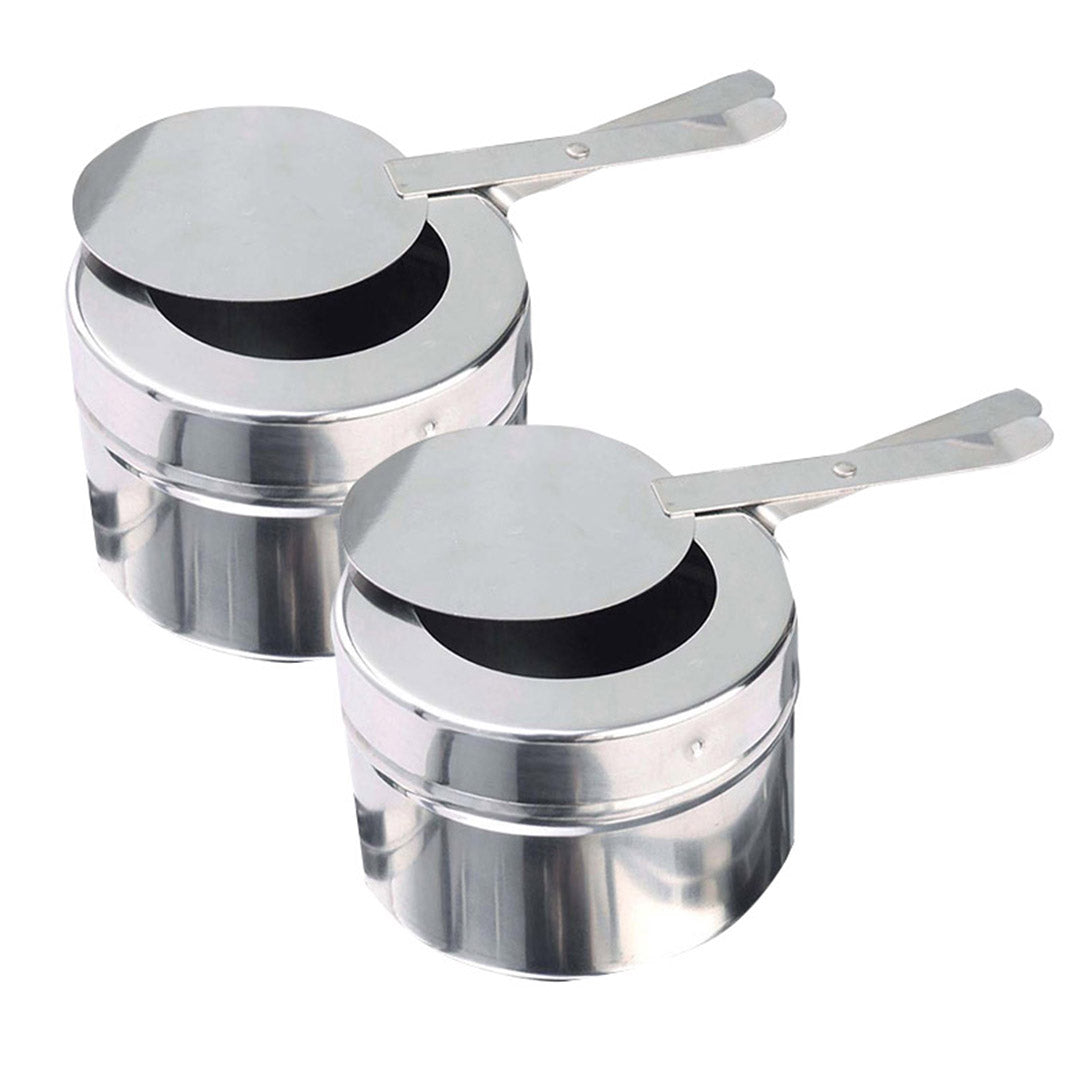 Soga 2 X 6.5 L Stainless Steel Double Soup Tureen Bowl Station Roll Top Buffet Chafing Dish Catering Chafer Food Warmer Server