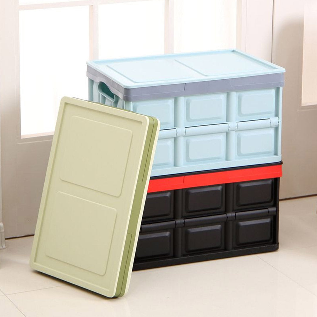 Soga 2 X 30 L Collapsible Car Trunk Storage Multifunctional Foldable Box Green