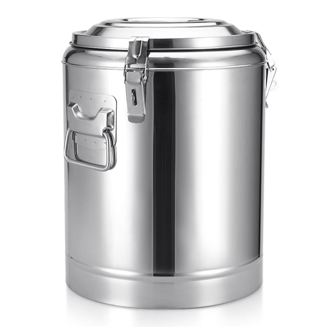 Soga 2 X 12 L Stainless Steel Insulated Stock Pot Dispenser Hot & Cold Beverage Container