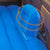 2X Blue Stripe Inflatable Car Mattress Portable Camping Rest Air Bed Travel Compact Sleeping Kit Essentials