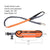 Soga 2 X Orange Adjustable Hands Free Pet Leash Bag Dog Lead Walking Running Jogging Pet Essentials