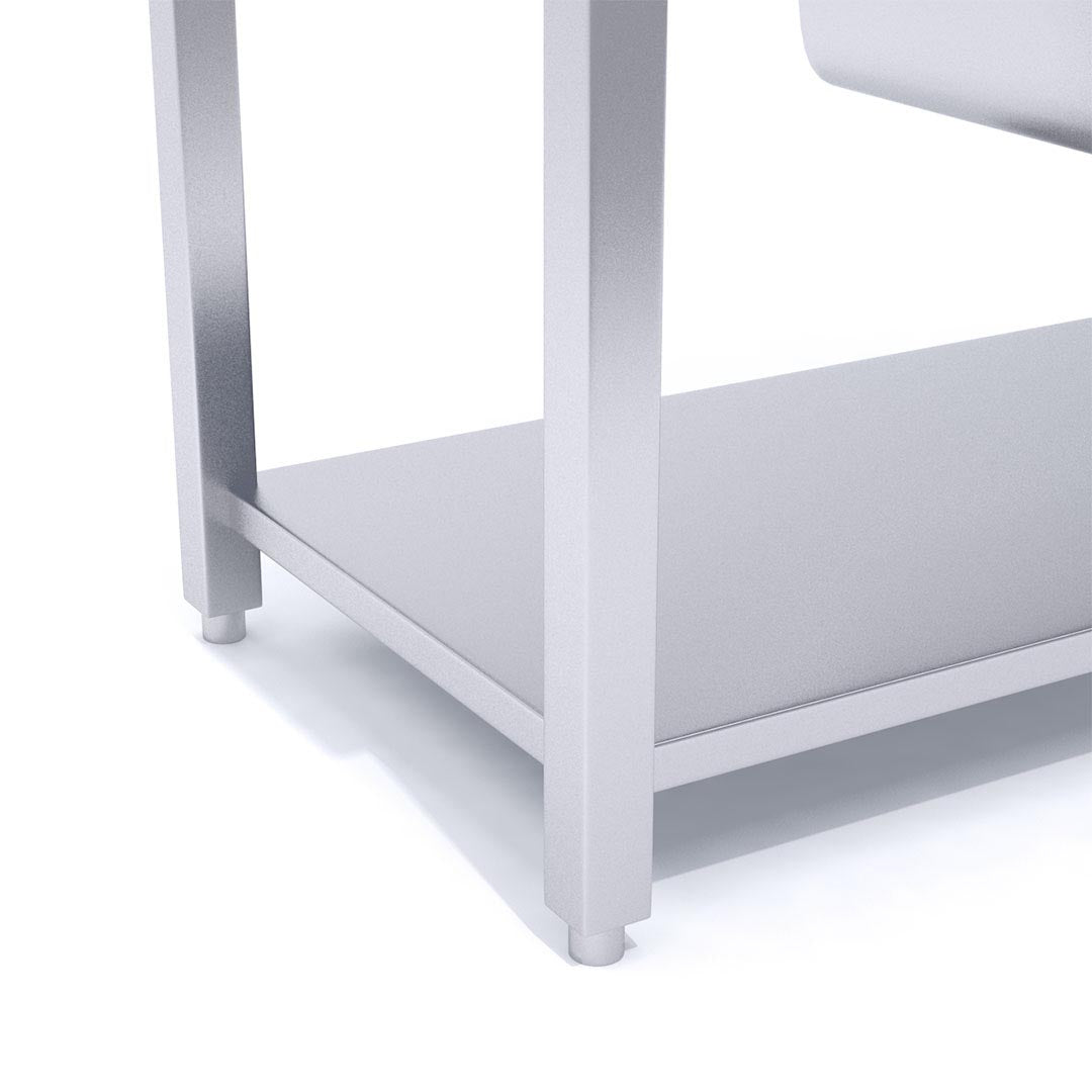 140*70*85cm Stainless Steel Work Bench Sink Commercial Restaurant Kitchen Food Prep